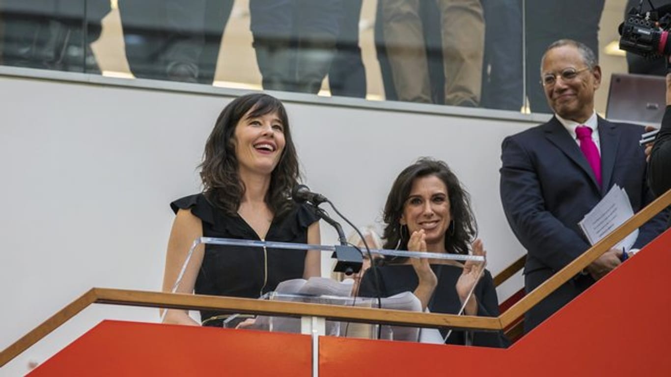 Megan Twohey (l) und Jodi Kantor, Journalistinen der "New York Times", die den Weinstein-Skandal ins Rollen gebracht haben.