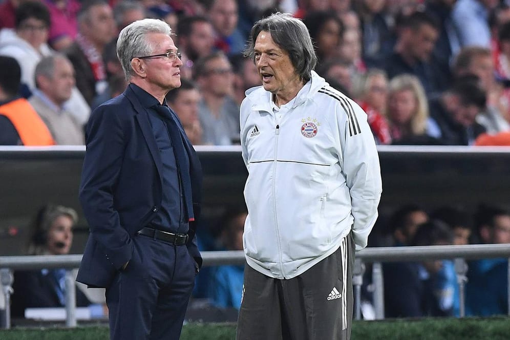 Der Arzt, dem die Bayern vertrauen: Dr. Hans-Wilhelm Müller-Wohlfahrt (r.) mit FCB-Coach Jupp Heynckes.