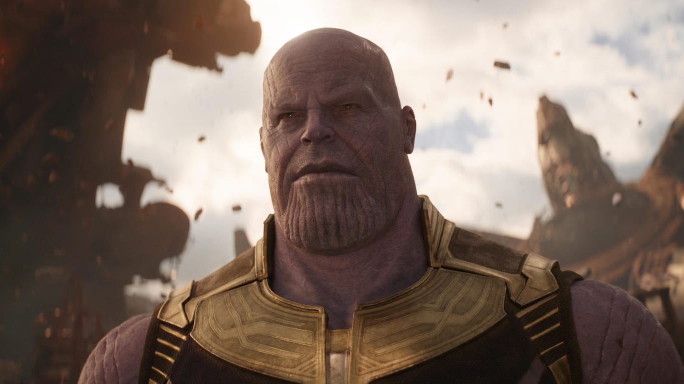 Tödlicher Gegenspieler: Thanos (Josh Brolin) will die Hälfte des Lebens im Universum auslöschen.