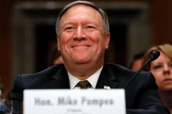 Mike Pompeo: US-Präsident Trump hatte den CIA-Chef im März als Nachfolger des zurückgetretenen Rex Tillerson als Außenminister nominiert.