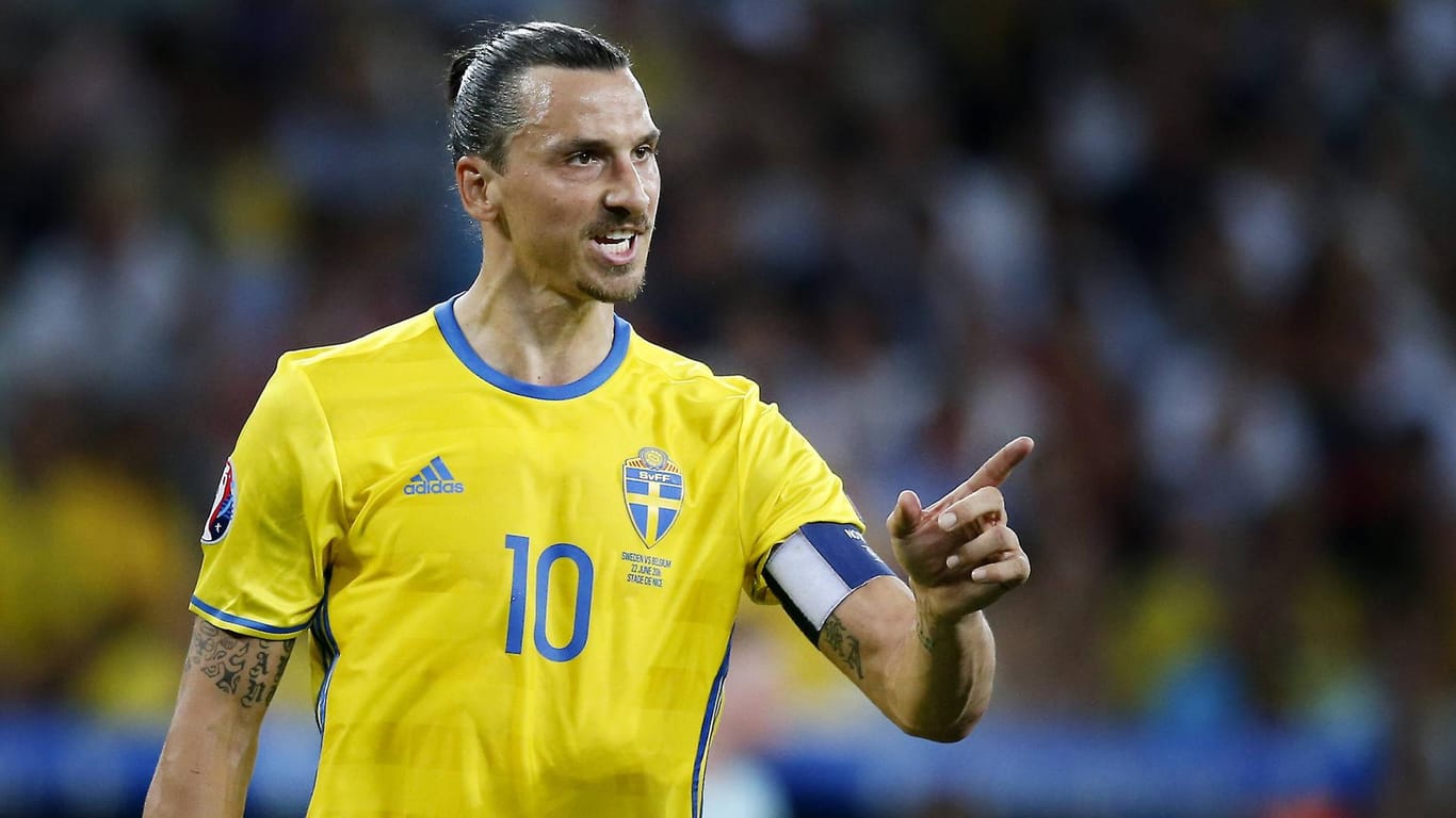 Zlatan Ibrahimovic: "Ibrakadabra" machte 116 Länderspiele für Schweden, sein letztes gegen Belgien bei der EM 2016.