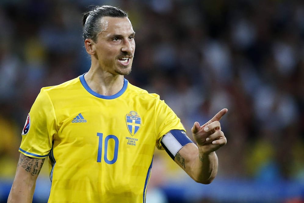 Zlatan Ibrahimovic: "Ibrakadabra" machte 116 Länderspiele für Schweden, sein letztes gegen Belgien bei der EM 2016.
