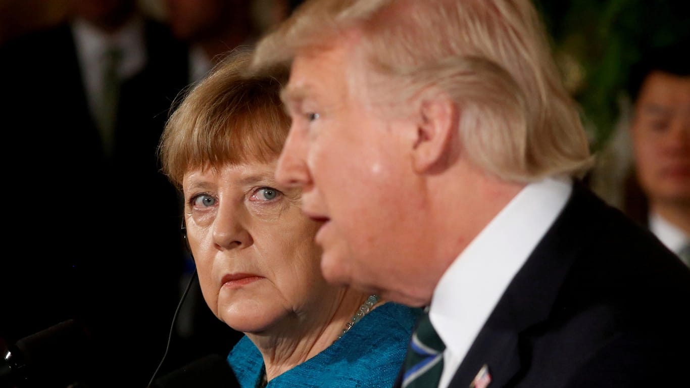 Angela Merkel und Donald Trump