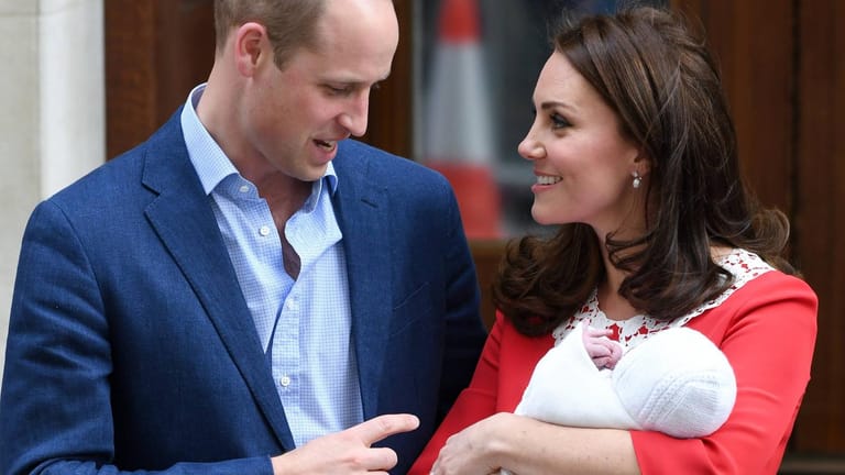 Prinz William und Herzogin Kate: Sie sind wieder Eltern geworden.