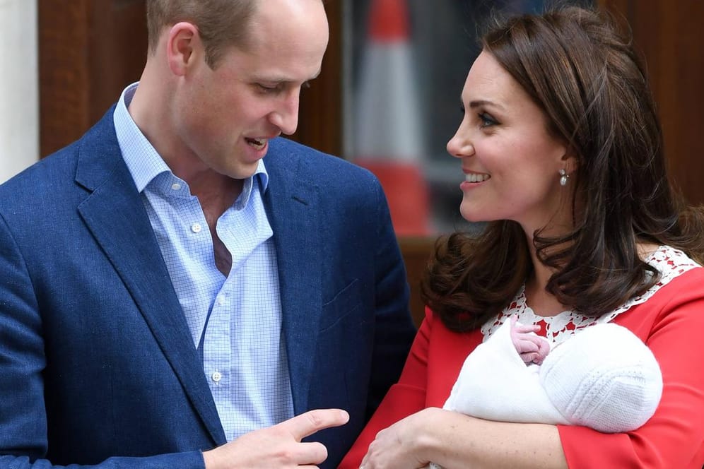Prinz William und Herzogin Kate: Sie sind wieder Eltern geworden.