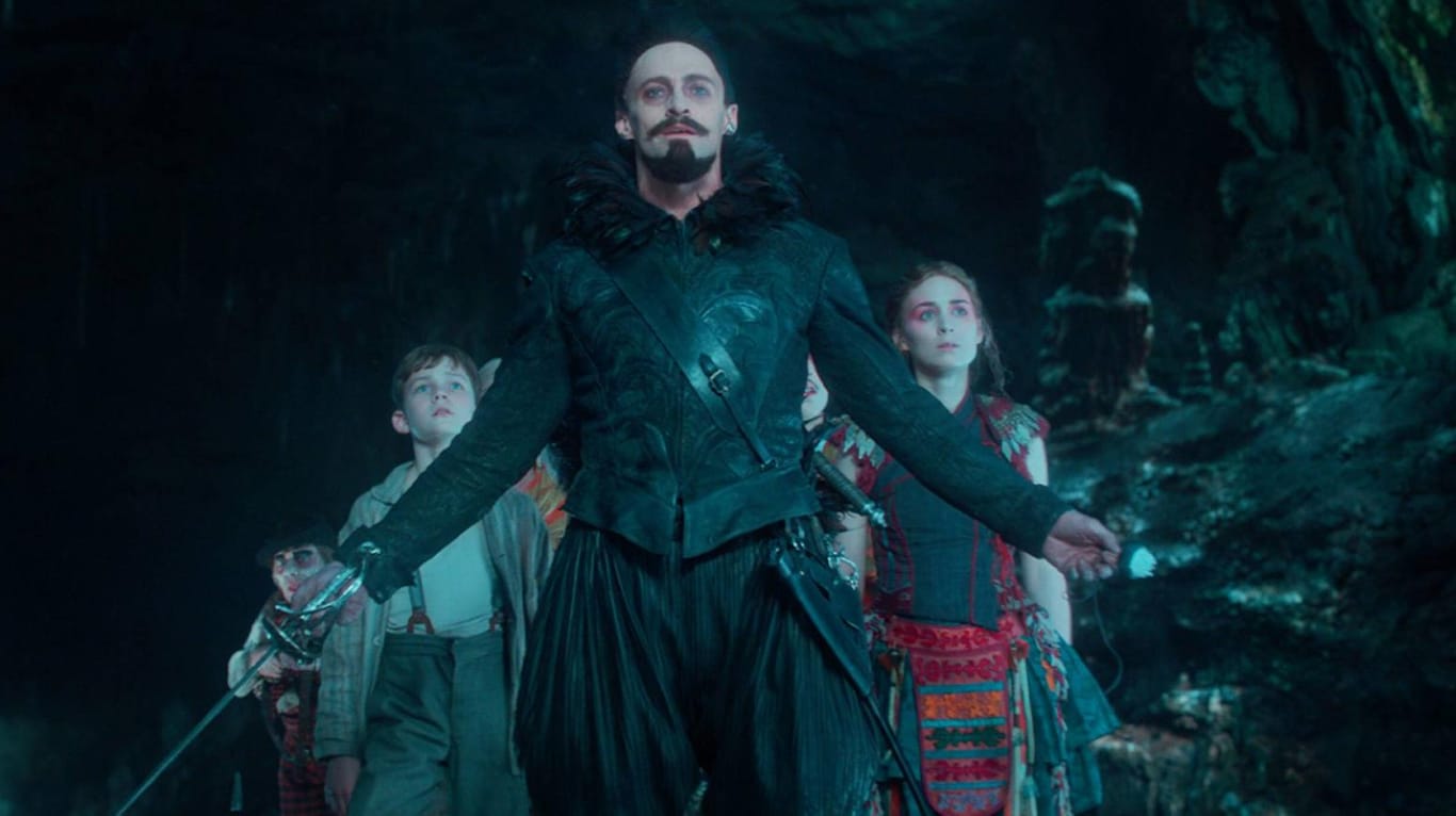 Hugh Jackman als Pirat "Blackbeard" in der eigenwilligen Neu-Interpretation des "Peter Pan"-Klassikers "Pan".