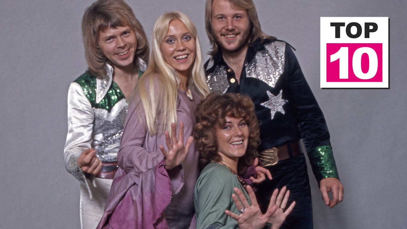 Die schwedische Popgruppe Abba: Superstars in den 1970er Jahren kündigen im April 2018 eine kleine Sensation an.