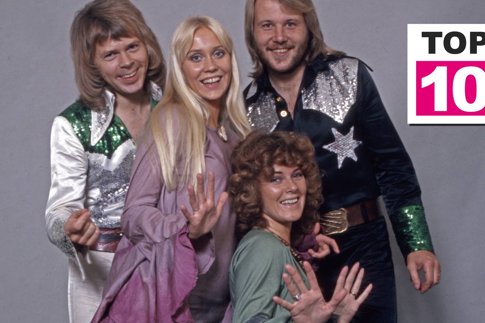 Die schwedische Popgruppe Abba: Superstars in den 1970er Jahren kündigen im April 2018 eine kleine Sensation an.