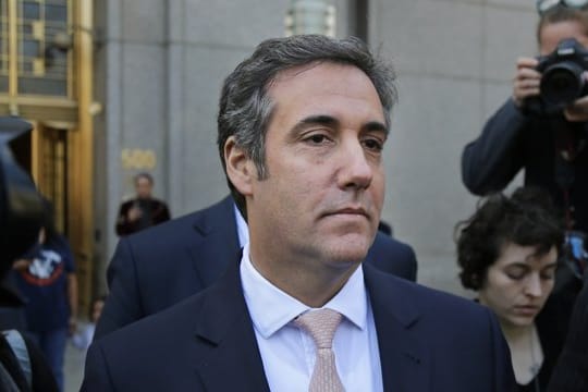 Michael Cohen, Anwalt von US-Präsident Trump, verlässt das Bundesgericht in New York.