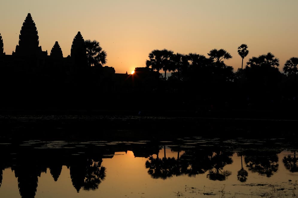 Die weltberühmte Tempelanlage Angkor Wat: In Kambodscha gibt es die meisten Feiertage der Welt.