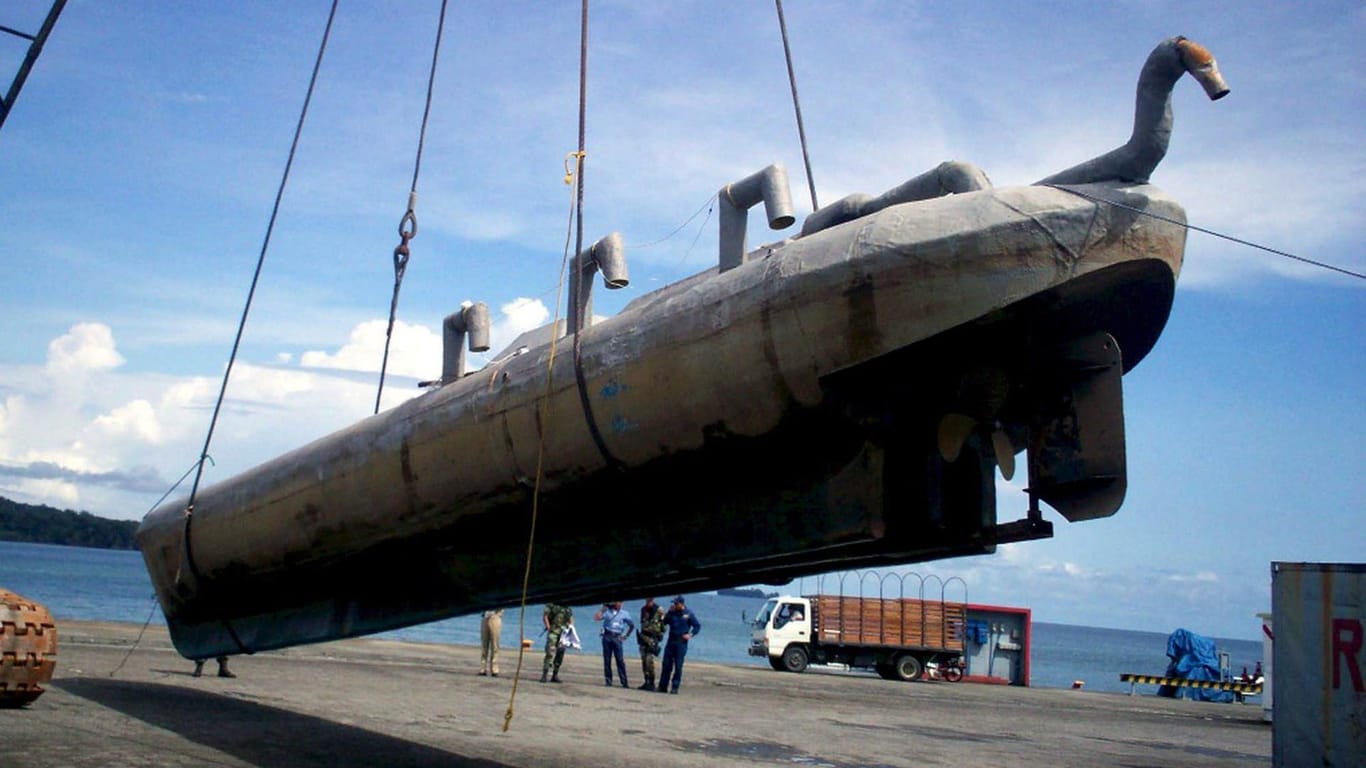 Mini-U-Boot: Derartige Wassergefährte werden zum Schmuggeln von Drogen benutzt.