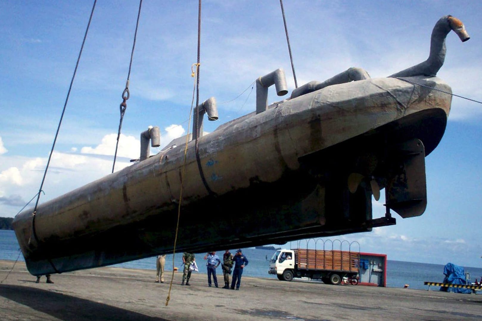 Mini-U-Boot: Derartige Wassergefährte werden zum Schmuggeln von Drogen benutzt.