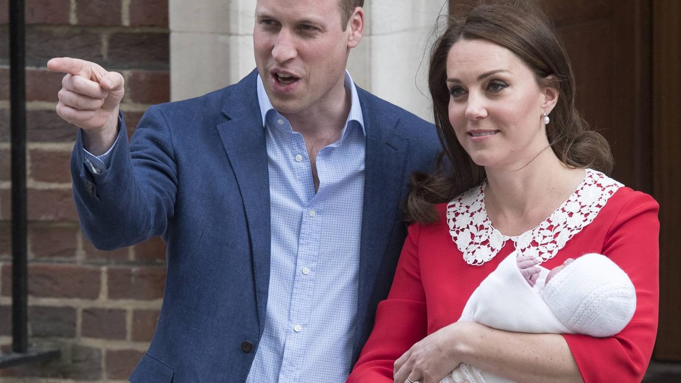 Prinz William und Herzogin Kate: Sie sind vor Kurzem zum dritten mal Eltern geworden.