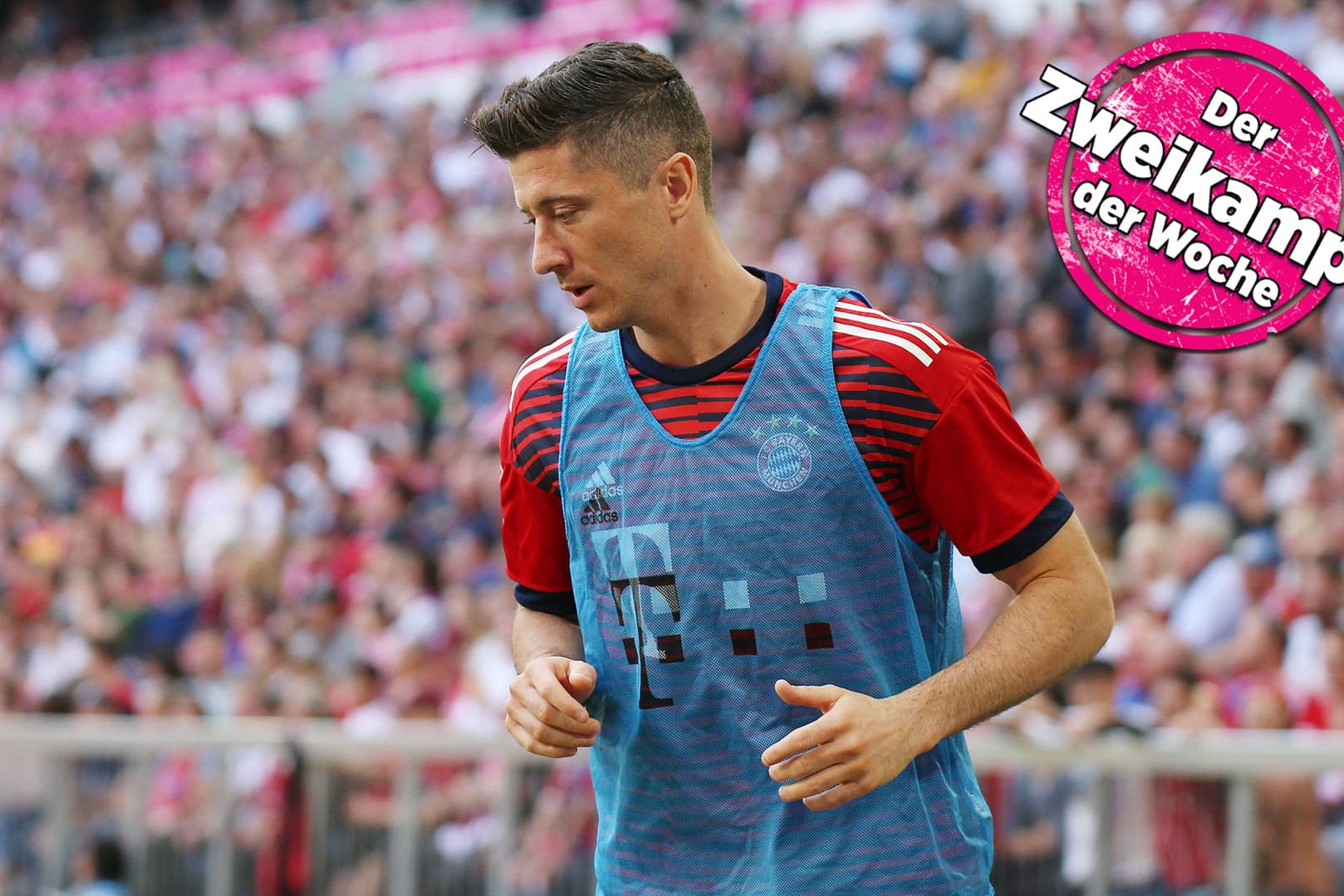 Robert Lewandowski wurde am Samstag beim 4:1 gegen Frankfurt geschont und lief sich lediglich warm. Zuvor hatte es ein Gespräch mit Trainer Jupp Heynckes gegeben.