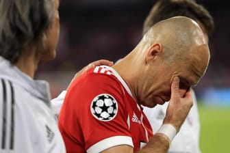 Ein frustrierter Arjen Robben im Hinspiel gegen Real Madrid. Das Rückspiel verpasst er nun komplett.