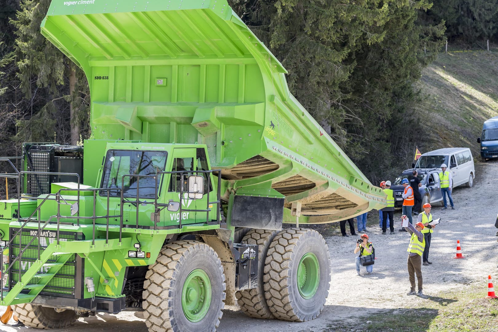 Rekord-Kipper: Der E-Dumper ist das größte Elektrofahrzeug der Welt.