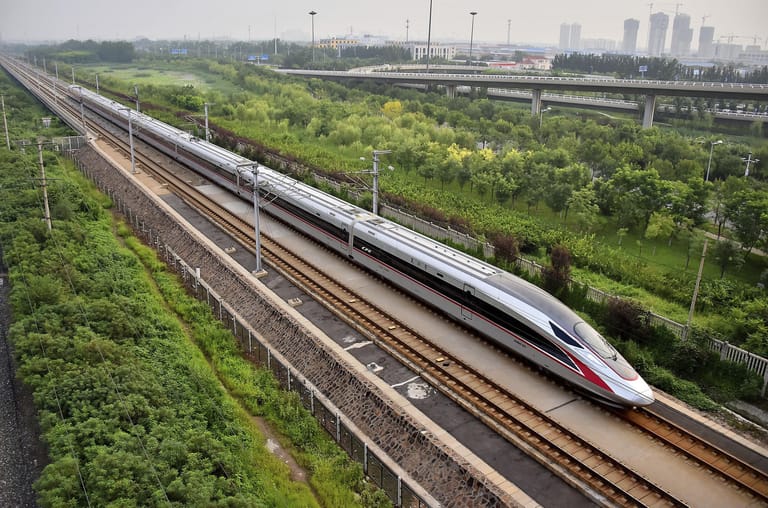 Chinas neuer Superzug: Auch der Fuxing schafft bis zu 400 km/h.