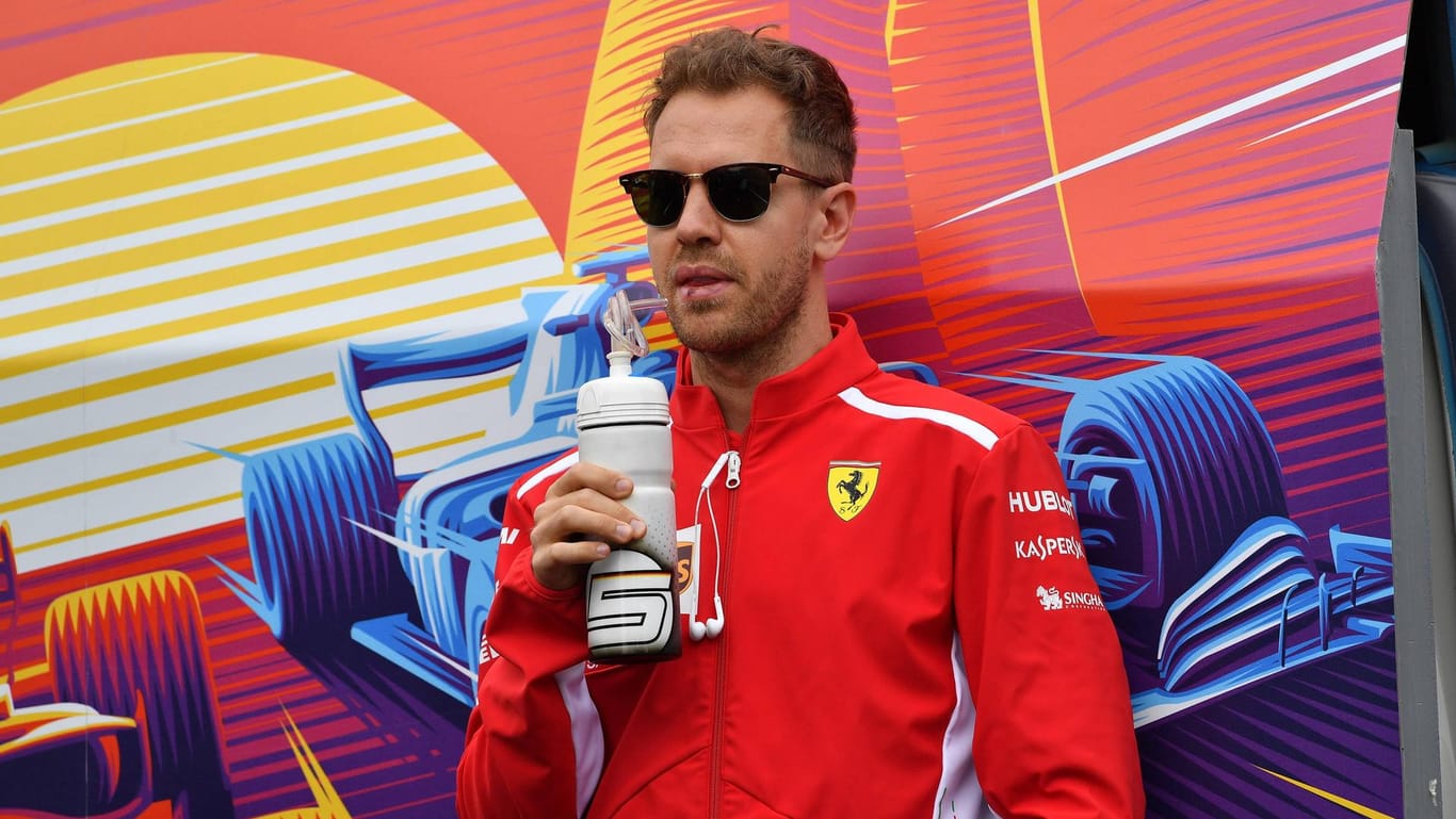 Sebastian Vettel: In Aserbaidschan lag der Heppenheimer im Ferrari lange in Führung, doch verpasste am Ende das Podium.