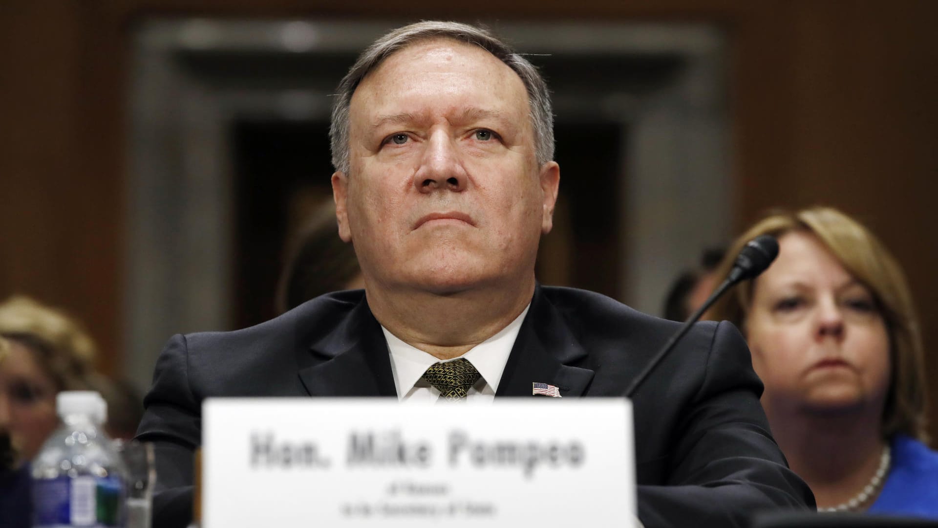 US-Außenminister Mike Pompeo: "Die Unterlagen zeigen, dass der Iran über Jahre ein geheimes Atomwaffenprogramm hatte."