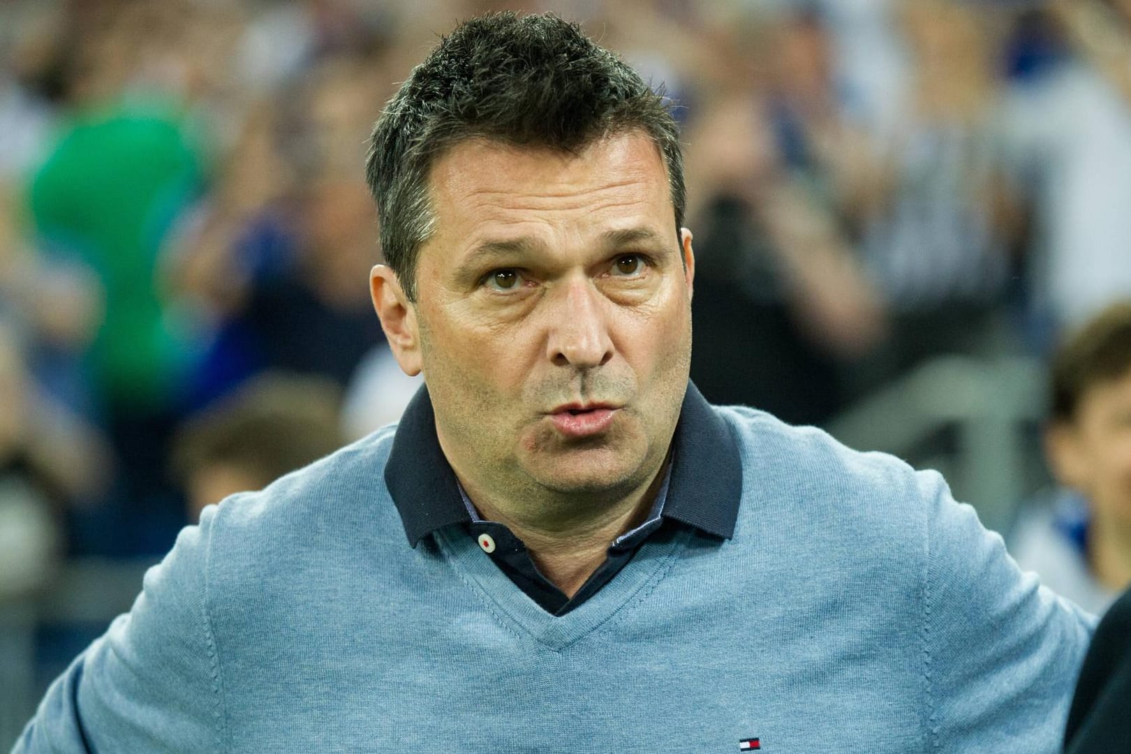 Christian Heidel: Der Schalke-Manager ist von den Aussagen Meyers enttäuscht.