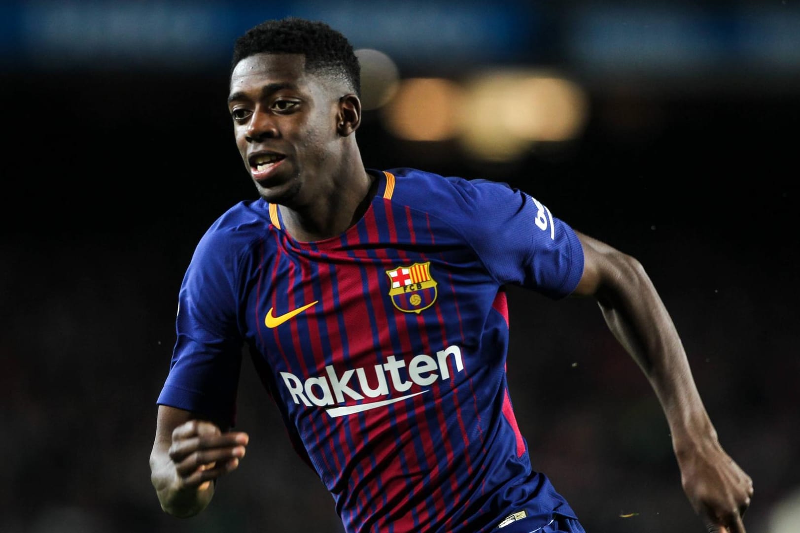 Ousmane Dembélé: In Barcelona soll man mit dem Franzosen nicht zufrieden sein.