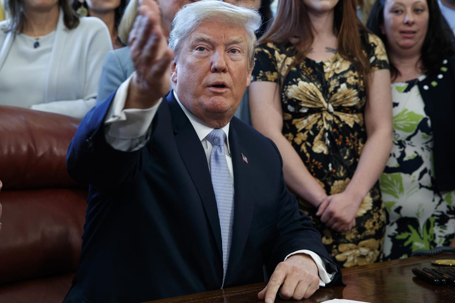 Donald Trump: Der US-Präsident muss sich in der Russland-Affäre vom Sonderermittler Robert Mueller unangenehme Fragen gefallen lassen.