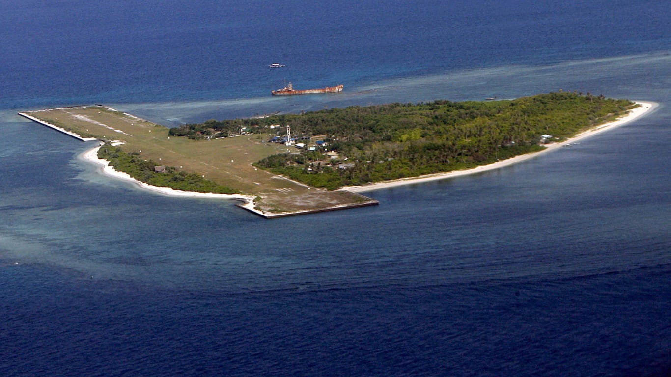 Ein Flugfeld auf den Spratly-Inseln: China streitet sich mit seinen Nachbarn und den USA um das Territorium im Südchinesischen Meer.