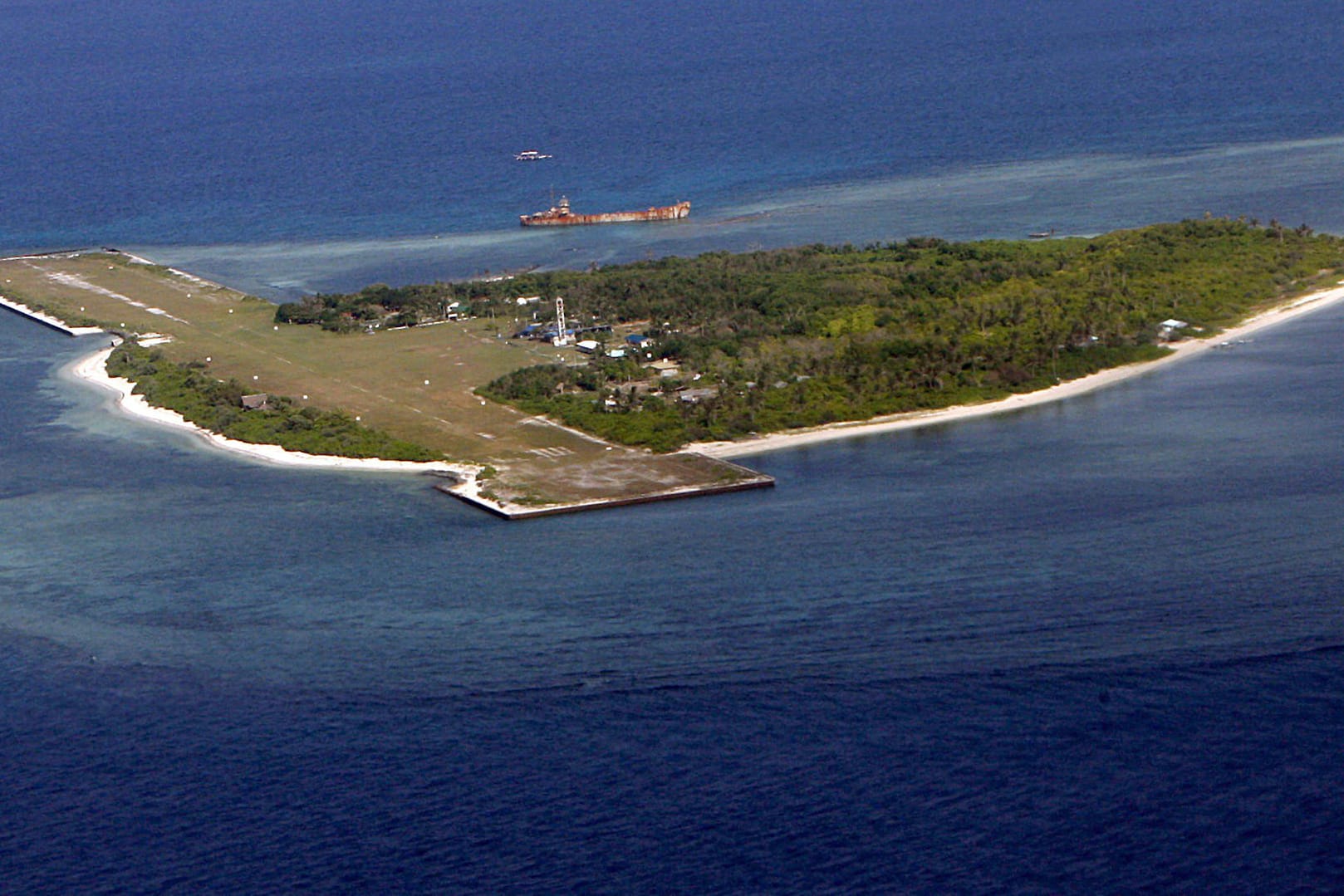 Ein Flugfeld auf den Spratly-Inseln: China streitet sich mit seinen Nachbarn und den USA um das Territorium im Südchinesischen Meer.