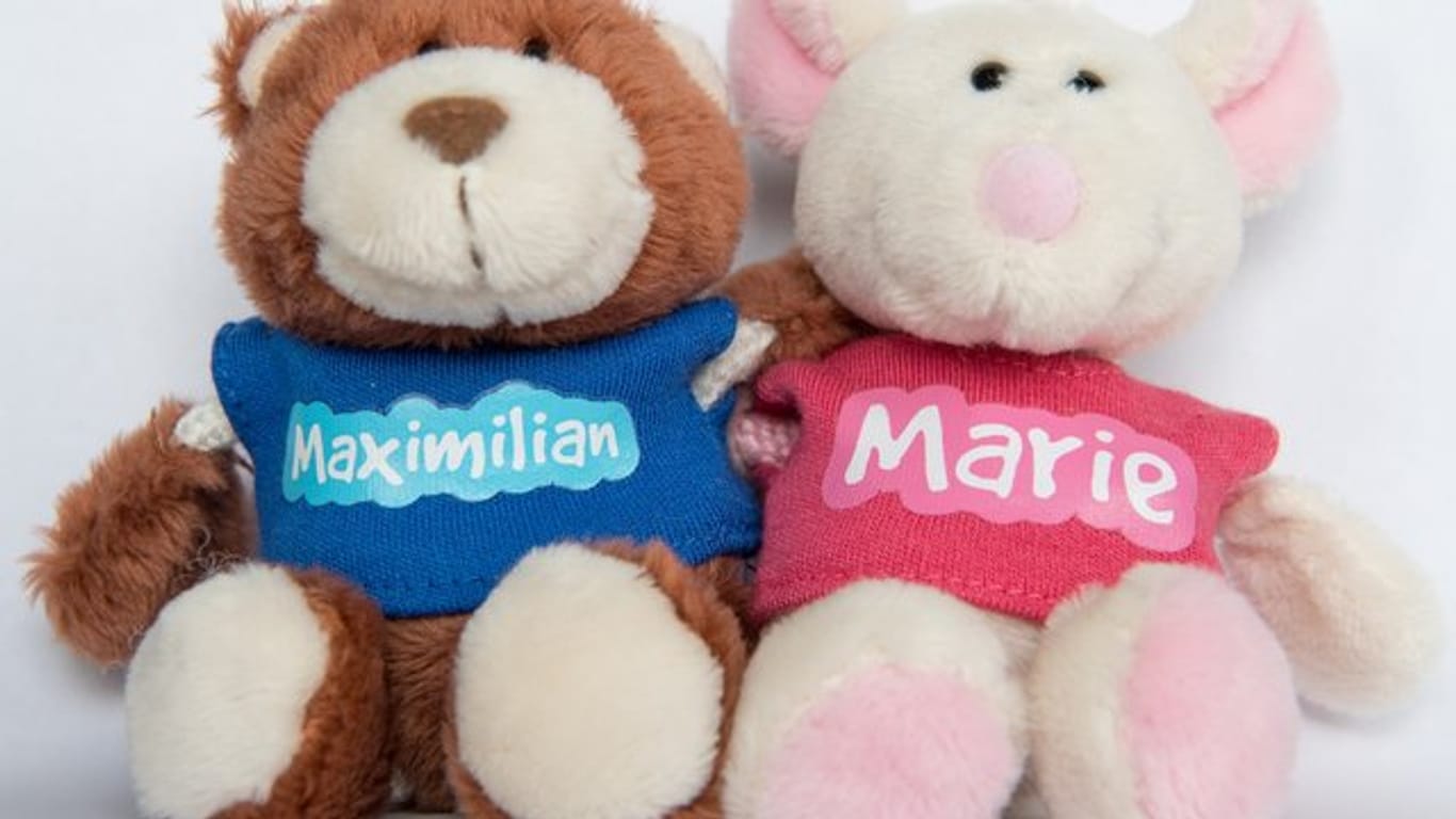 Marie und Maximilian liegen bei den Babynamen ganz vorn.