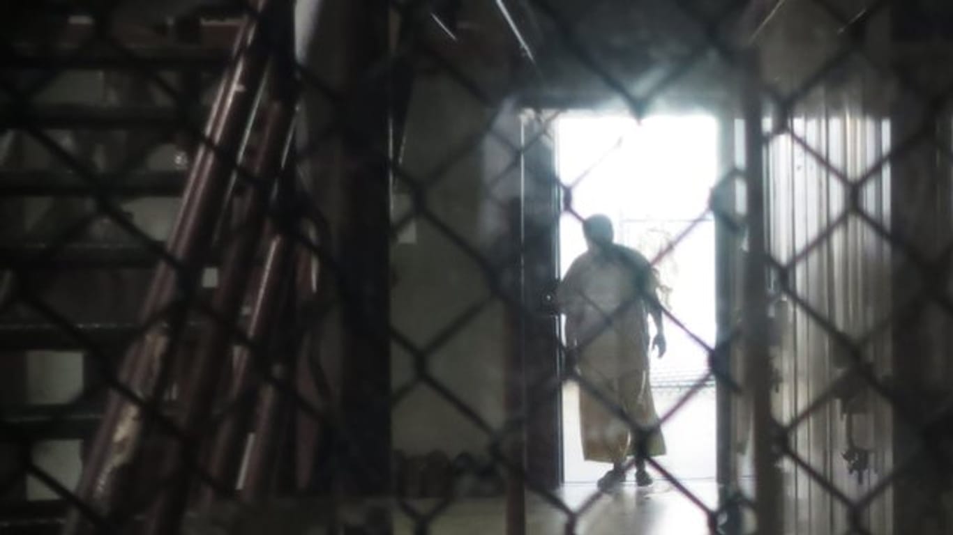 Blick in das berüchtigte US-Gefangenlager Guantánamo.