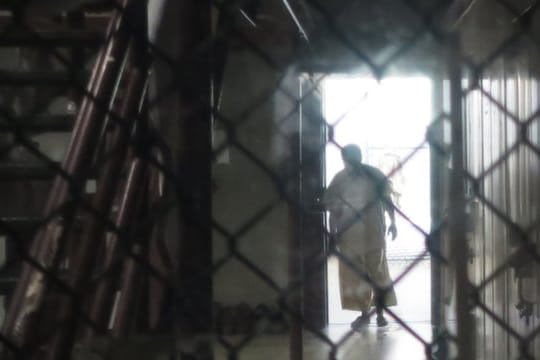 Blick in das berüchtigte US-Gefangenlager Guantánamo.