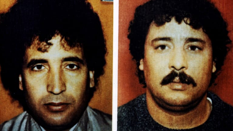 Die Beschuldigten Abdel Basset Ali Megrahi (links) und Al Amin Khalifa Fhima (rechts): Sie wurden für den Lockerbie-Absturz verantwortlich gemacht.