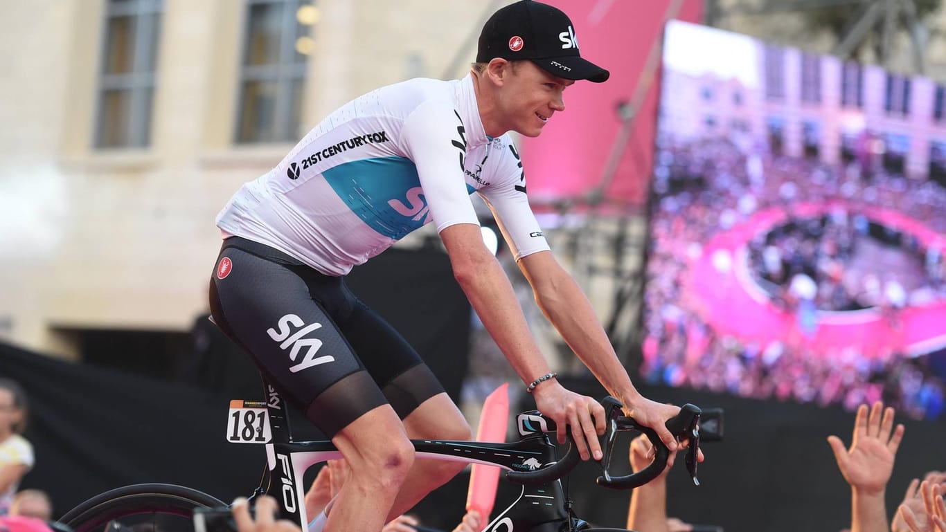 Chris Froome gewann bereits viermal die Tour de France. Nun will er den Giro für sich entscheiden.