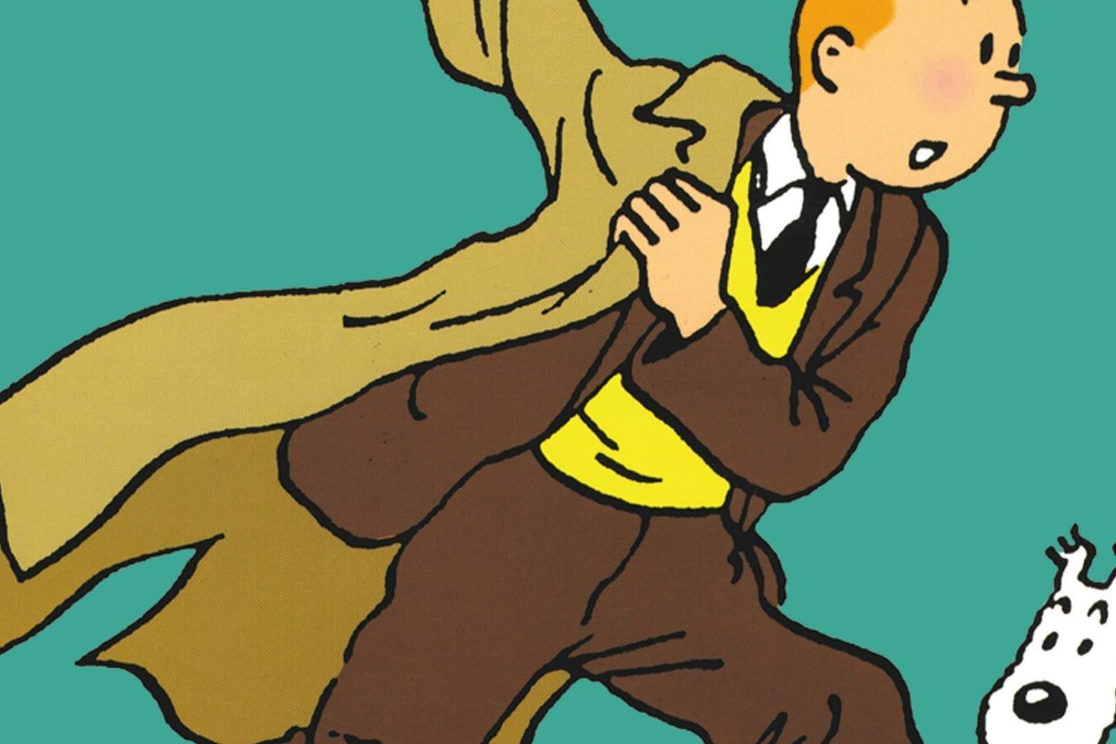 "Tim und Struppi" auf einem undatierten Archivbild: Die nun versteigerte Zeichnung erschien am 22. Juni 1939 und ist im Artikel zu sehen.