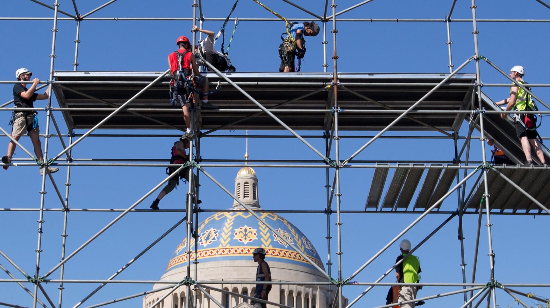 Arbeiter in Washington: Volle Auftragsbücher und ein Mangel an verfügbaren Arbeitskräften sorgen für gute Zahlen am Arbeitsmarkt.