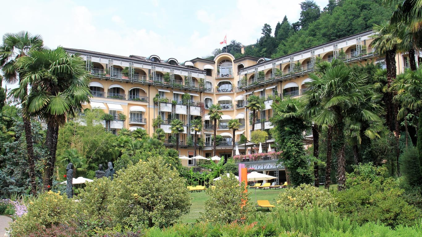 "Villa Castagnola" am Fuße des Monte Bré: Das Luxushotel am Luganer See zieht besonders viele wohlhabende Menschen an.