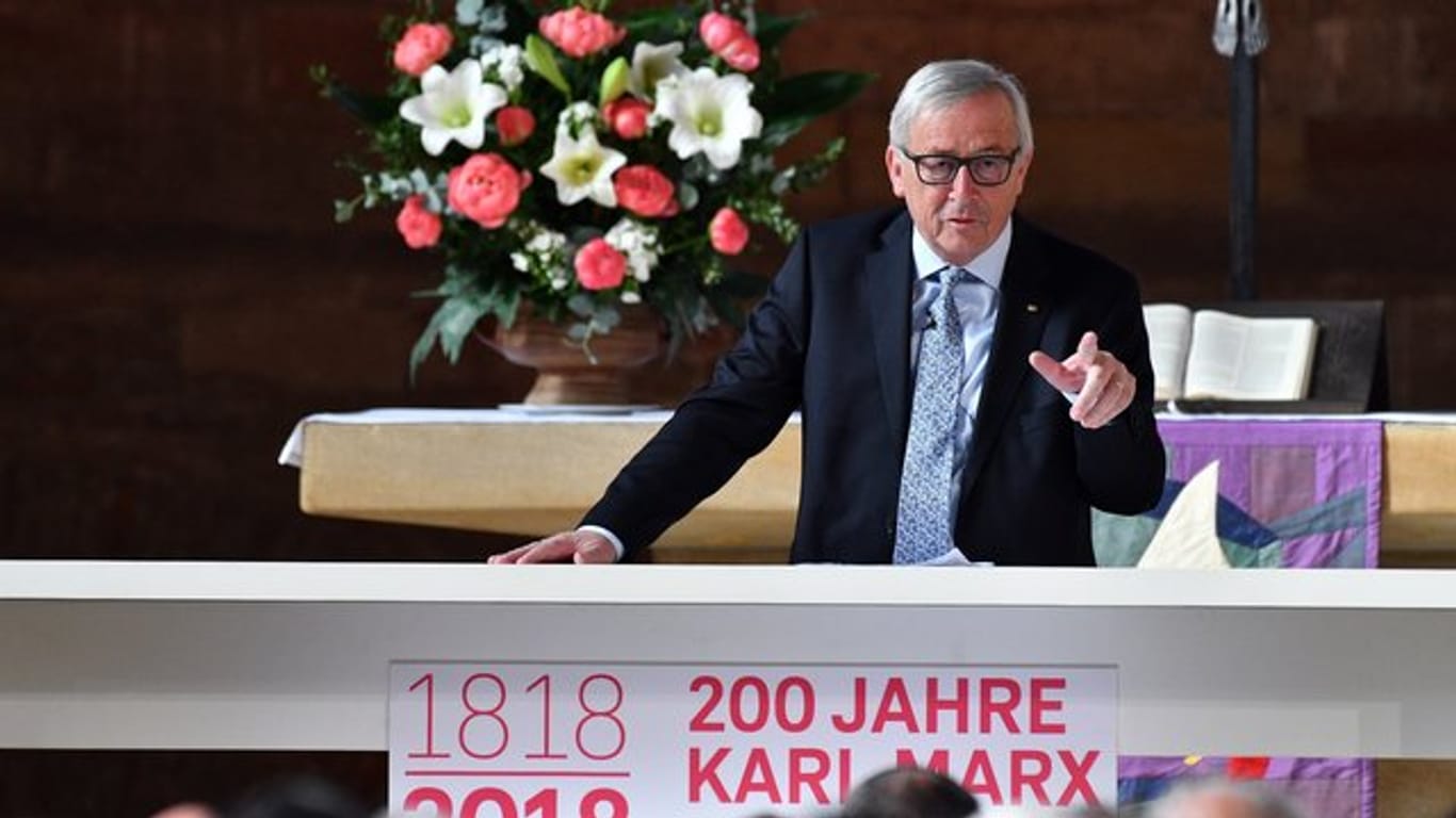 Jean-Claude Juncker: "Karl Marx war ein in die Zukunft hineindenkender Philosoph mit gestalterischem Anspruch.