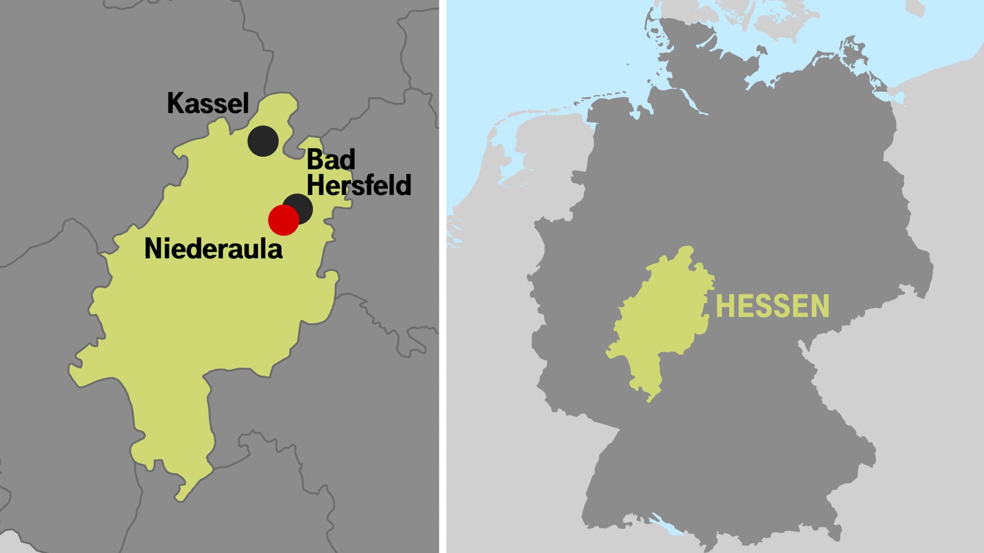 Niederaula in Hessen.