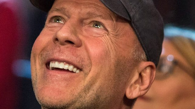 Schauspieler Bruce Willis 2015 bei einem Boxkampf im Madison Square Garden.