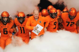 Das Football-Team von Syracuse University 2015: Mit einer erfundenen Krebserkrankung ermöglichte sich eine US-Familie einen Besuch des Teams.