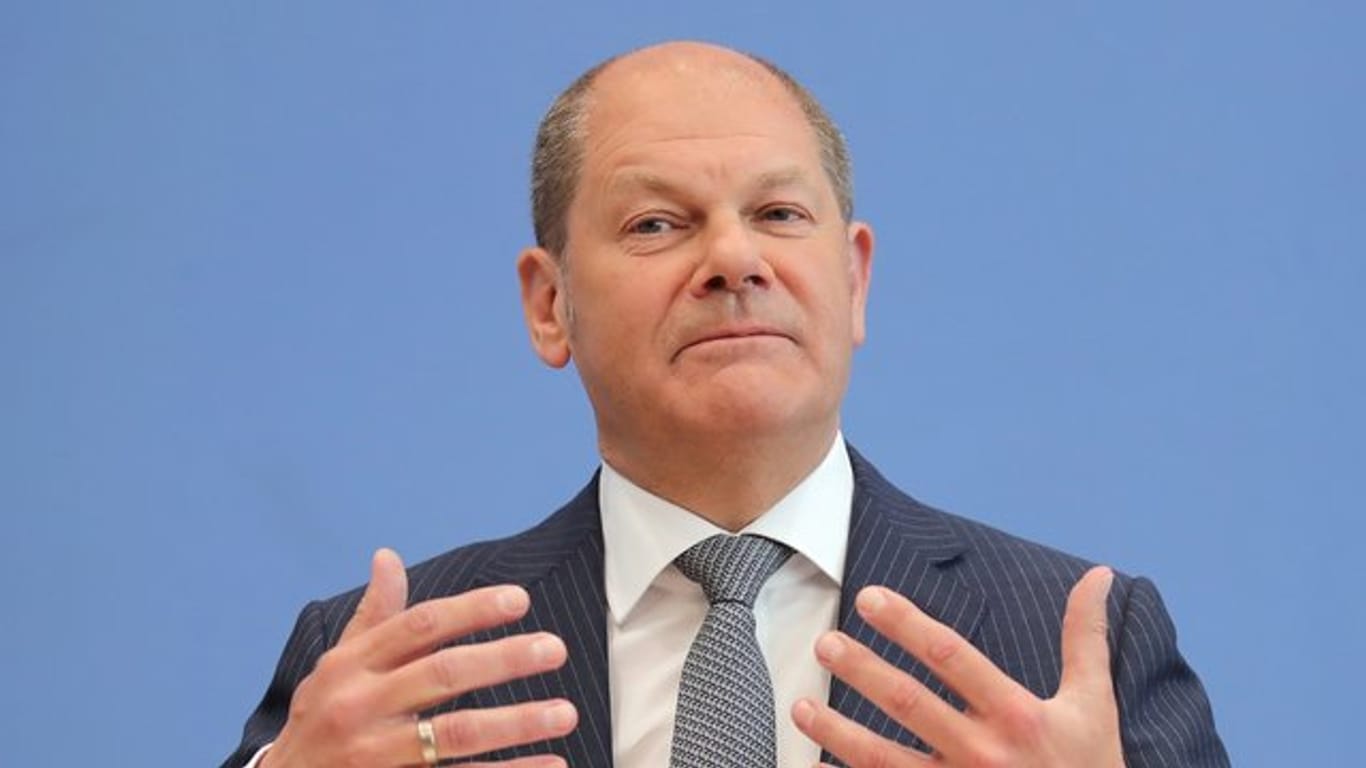 Bundesfinanzminister Olaf Scholz (SPD) veröffentlicht die Steuerschätzung.