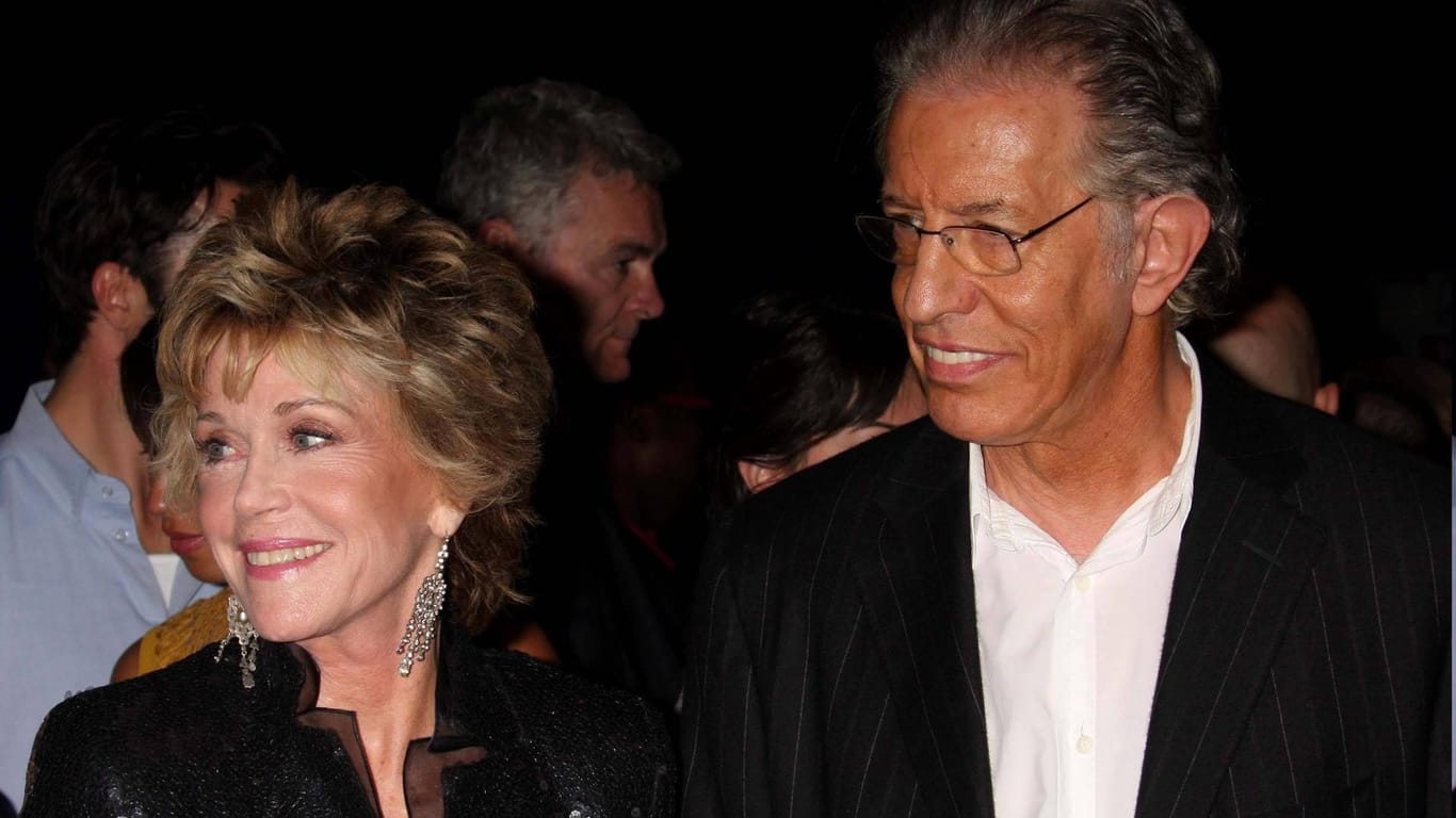Sieben Jahre lang ein Paar: Jane Fonda und ihr ehemaliger Lebensgefährte, Musikproduzent Richard Perry.