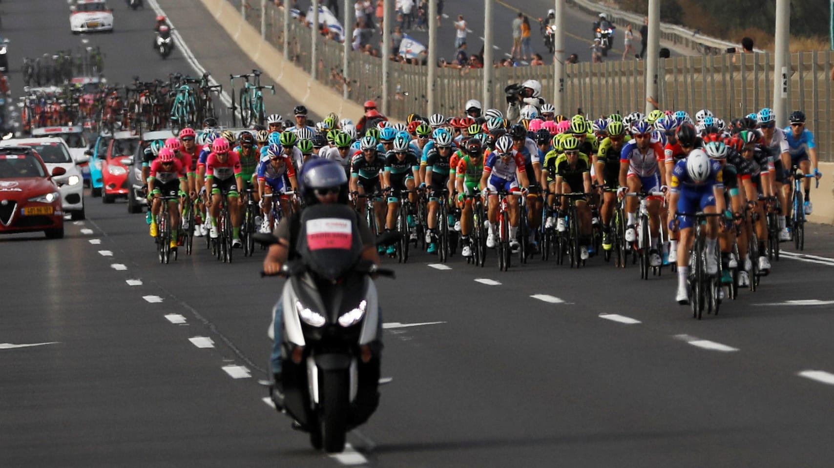 Der 101. Giro d'Italia: Die zweite Etappe führte von Haifa nach Tel Aviv. (Symbolfoto)