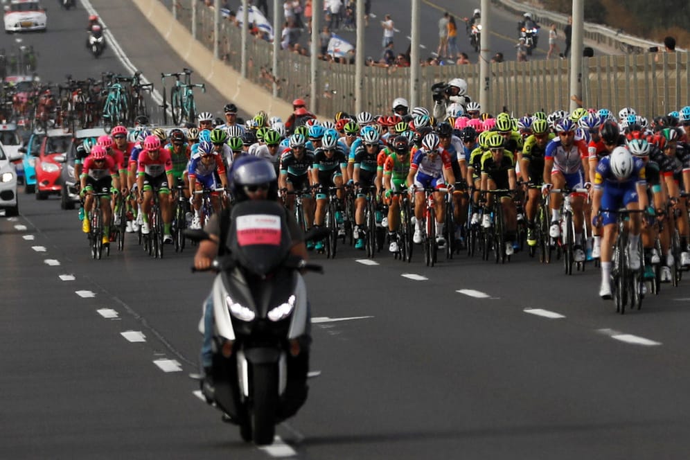 Der 101. Giro d'Italia: Die zweite Etappe führte von Haifa nach Tel Aviv. (Symbolfoto)