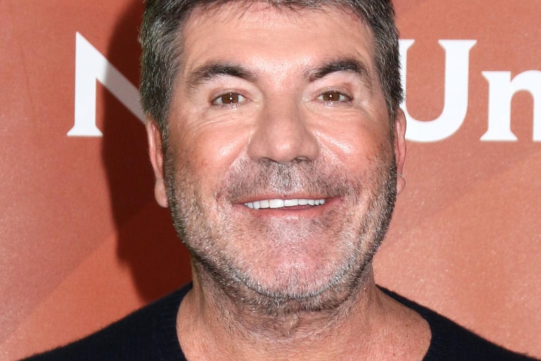 Simon Cowell: Es scheint anstrengend für ihn zu sein, die Augen aufzureißen.