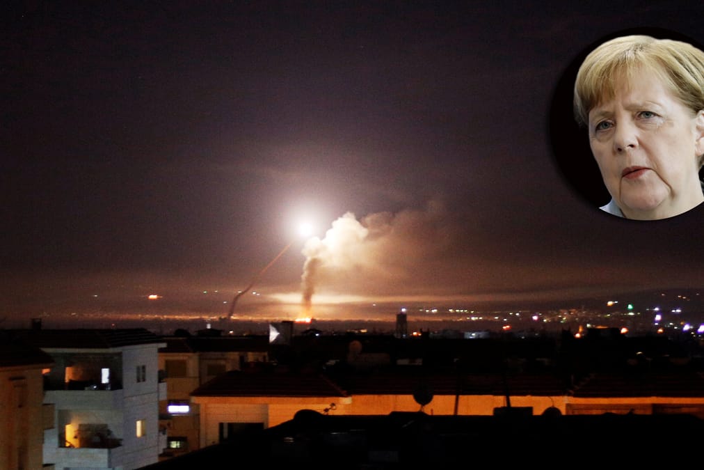 Kanzlerin Angela Merkel hat den angeblichen Angriff des Iran auf israelische Stellungen in Syrien scharf kritisiert.