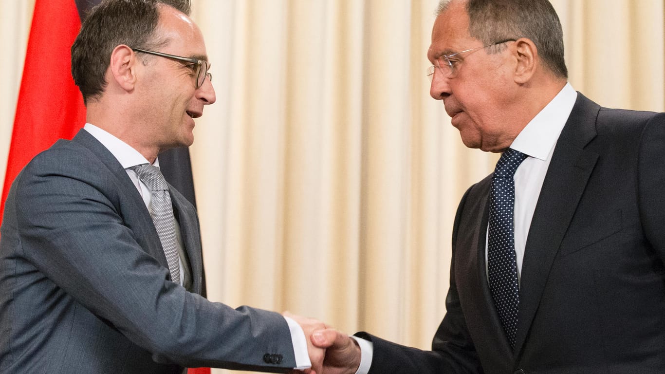 Bundesaußenminister Heiko Maas zu Besuch bei seinem russischen Amtskollegen Sergej Lawrow: Sie demonstrierten Einigkeit statt Streit.