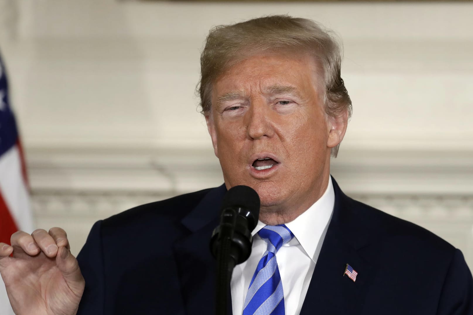 US-Präsident Donald Trump (Archiv): Am Dienstag hatte er bekannt gegeben, dass er das Atomabkommen mit dem Iran brechen werde.
