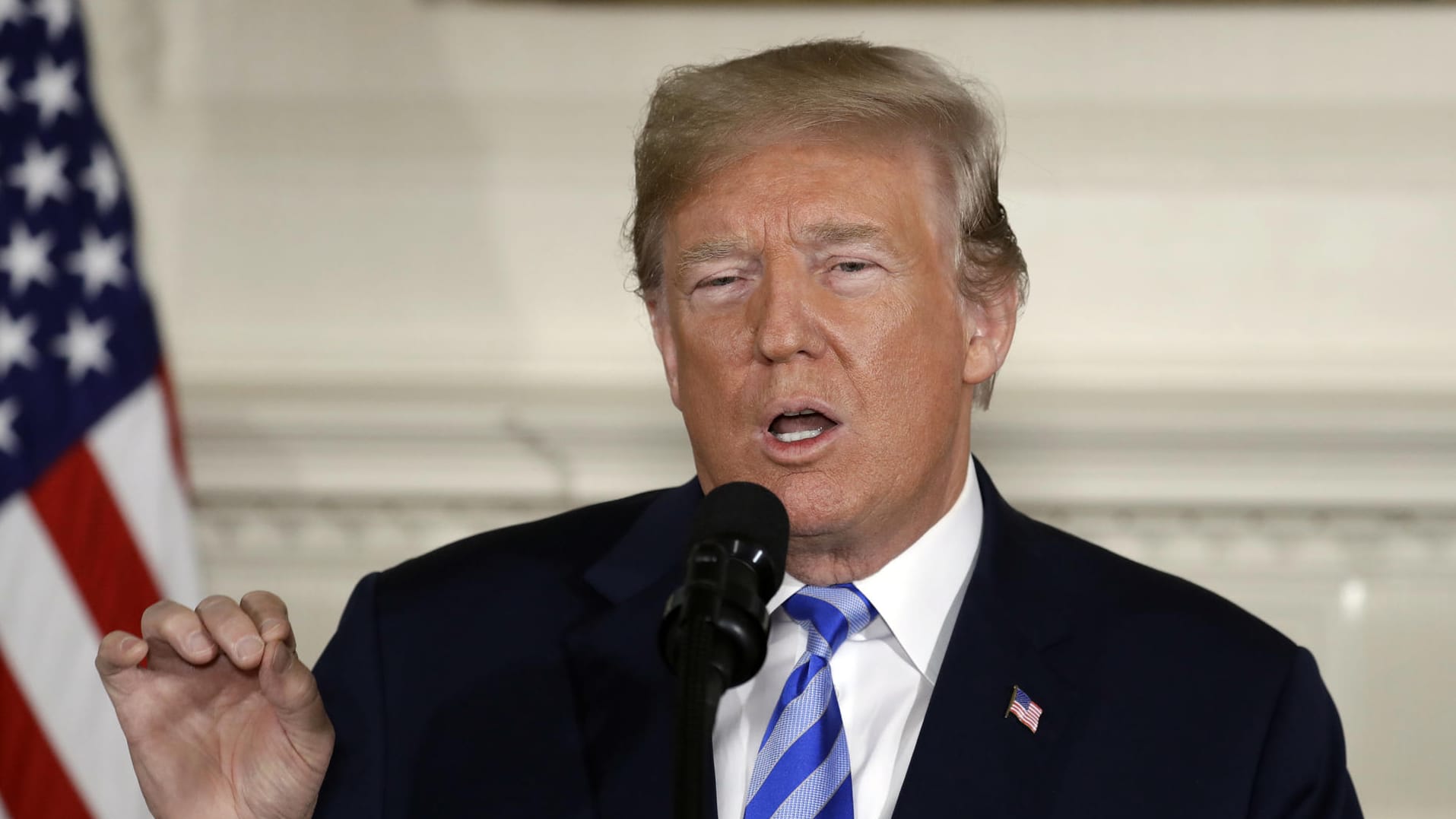 US-Präsident Donald Trump (Archiv): Am Dienstag hatte er bekannt gegeben, dass er das Atomabkommen mit dem Iran brechen werde. US-Präsident Donald Trump (Archiv): Am Dienstag hatte er bekannt gegeben, dass er das Atomabkommen mit dem Iran brechen werde.