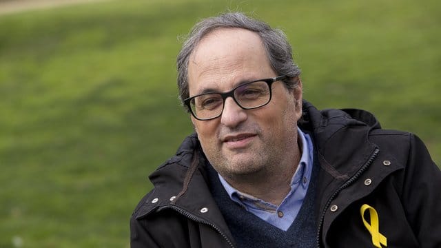 Quim Torra wurde für den Posten des Regionalpräsidenten von Katalonien nominiert. Quim Torra wurde für den Posten des Regionalpräsidenten von Katalonien nominiert.